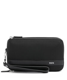Alpha Triple Zip Clutch