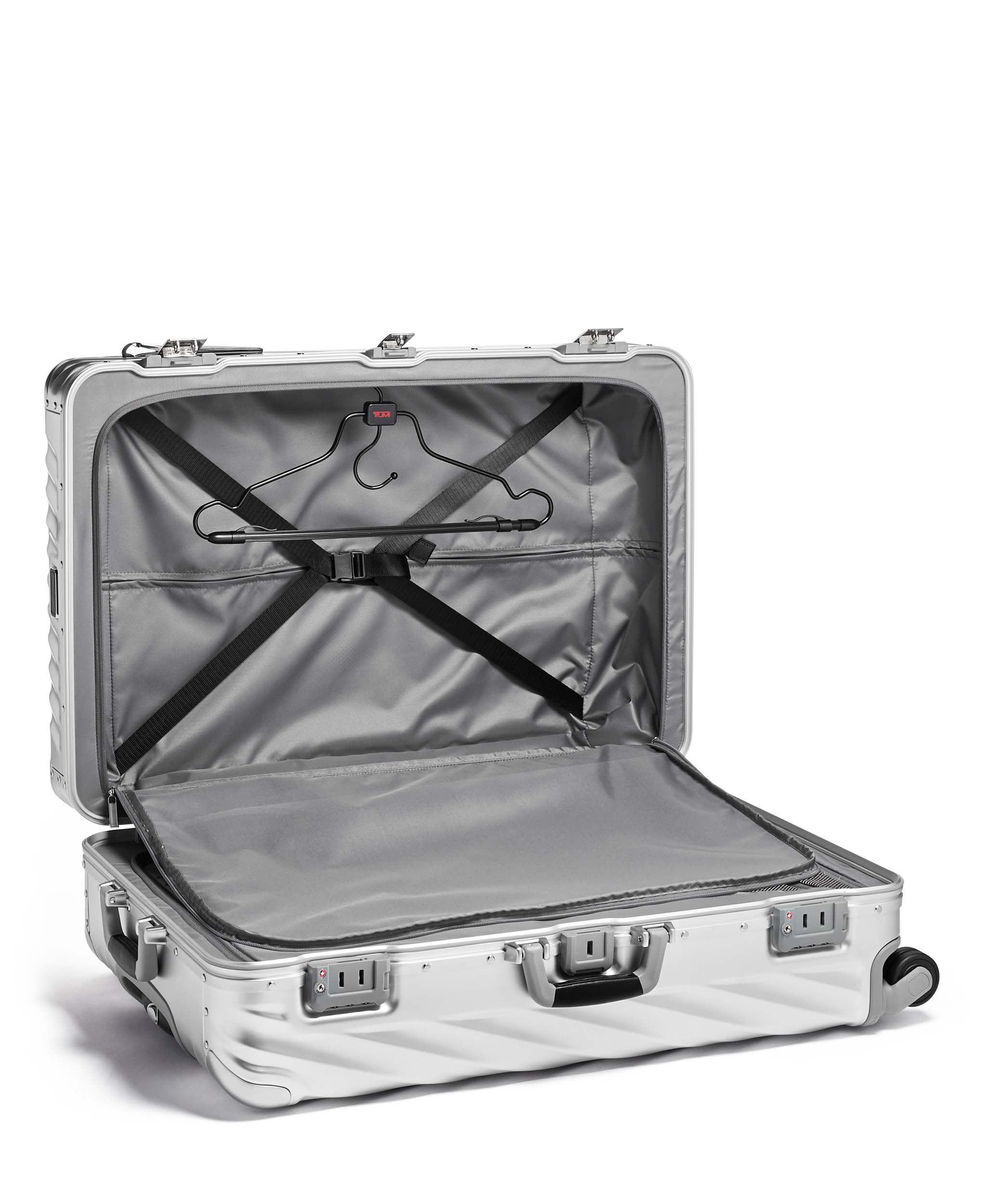 Tumi outlet silver luggage