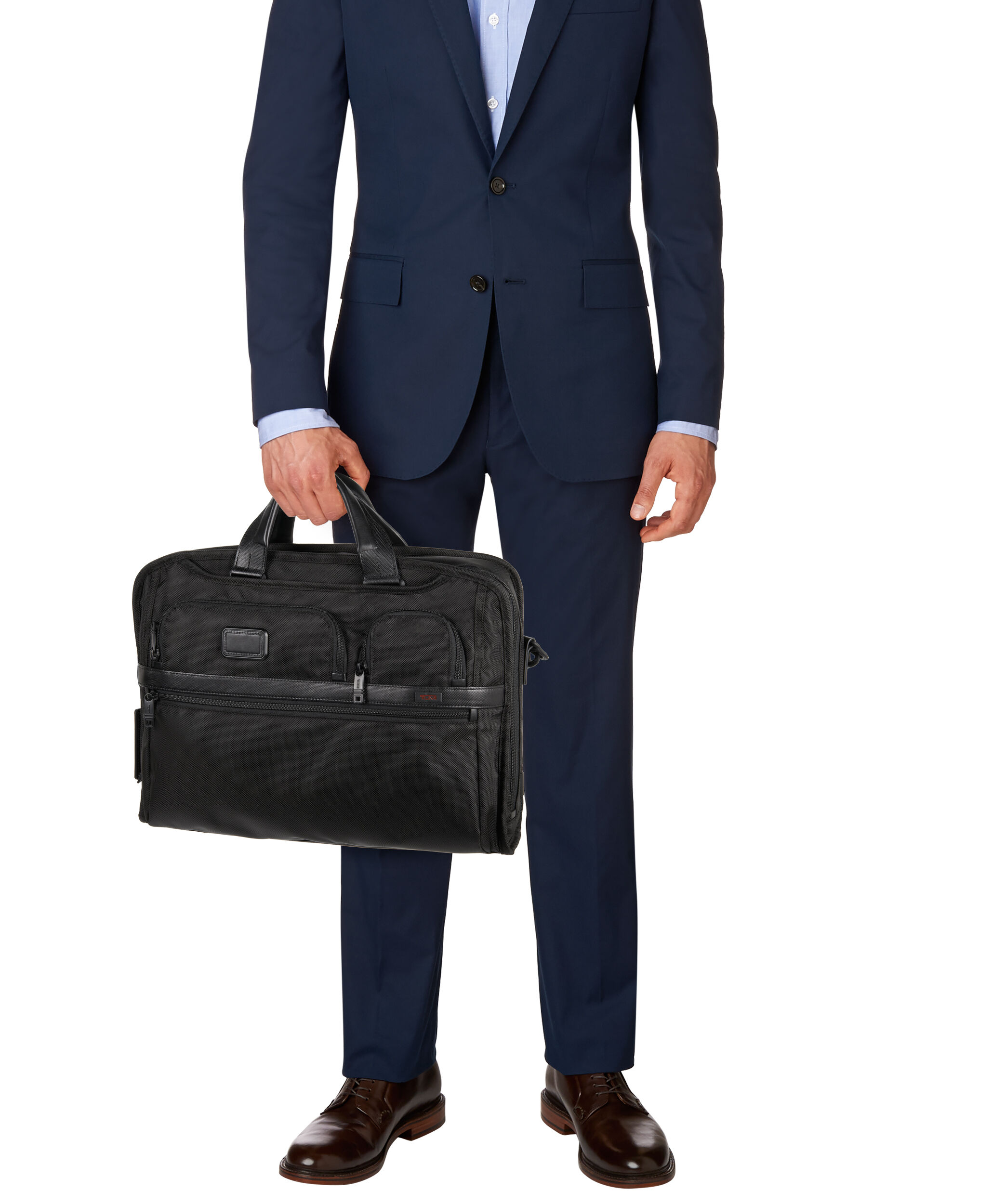 Tumi alpha 2 compact large screen laptop briefcase clearance