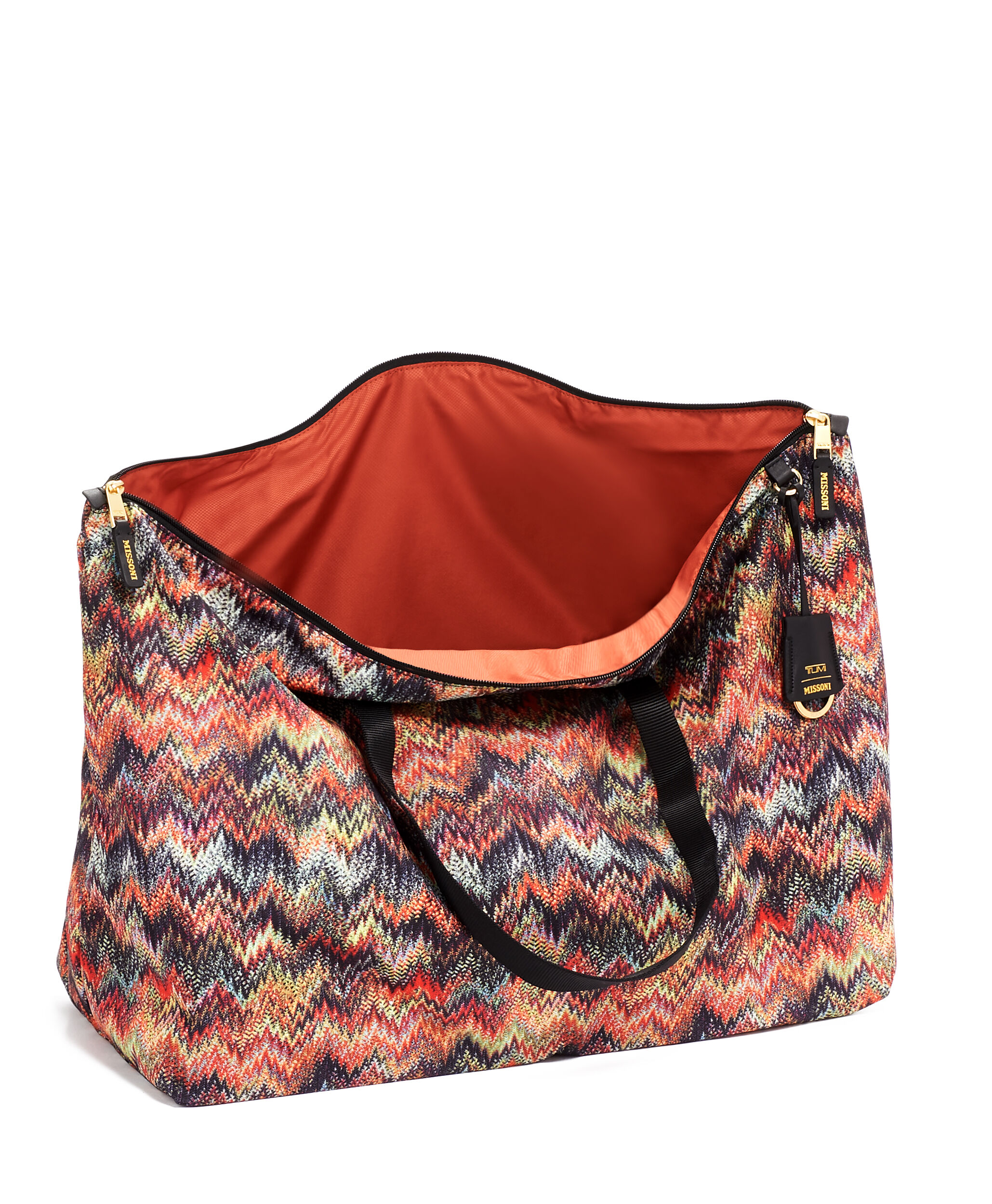 tumi orange bag