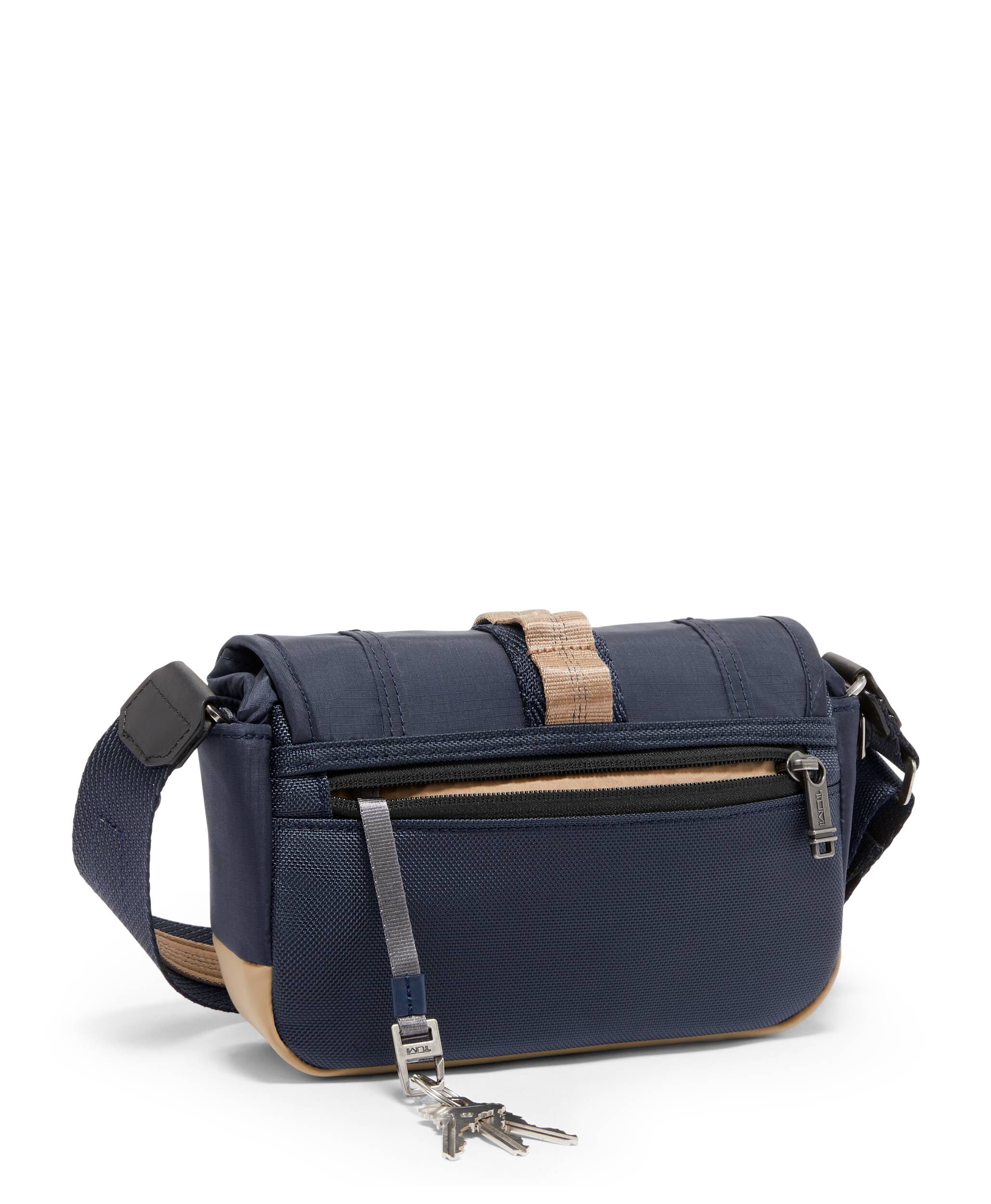Navy crossbody top