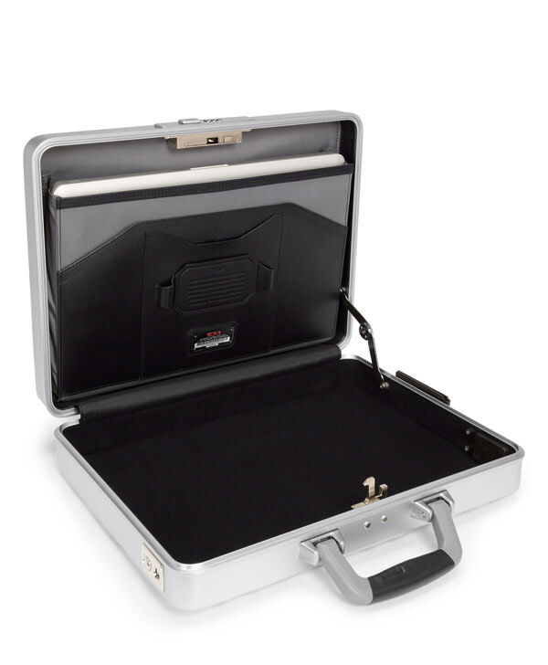 Small silver briefcase sale
