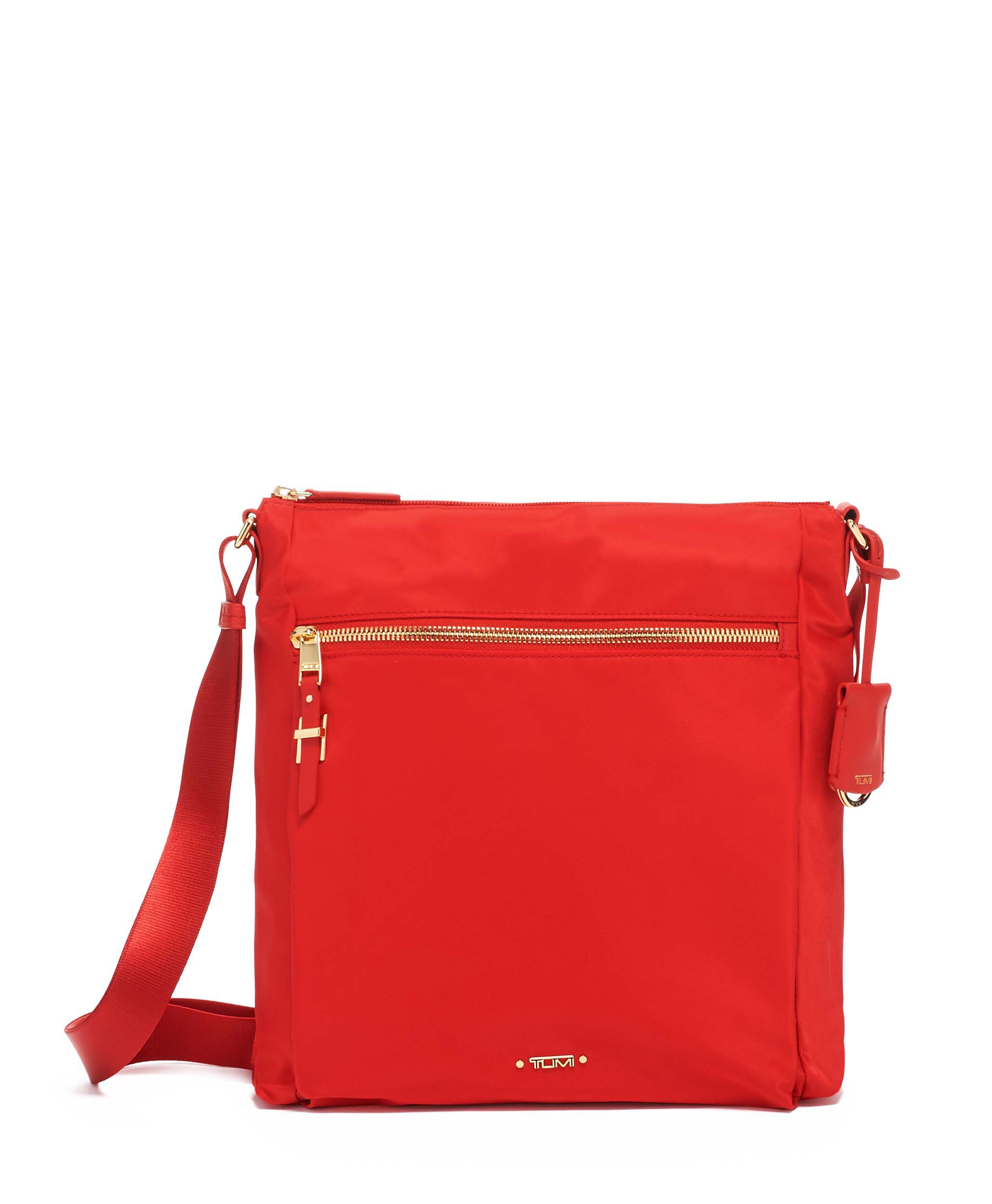 tumi red bag
