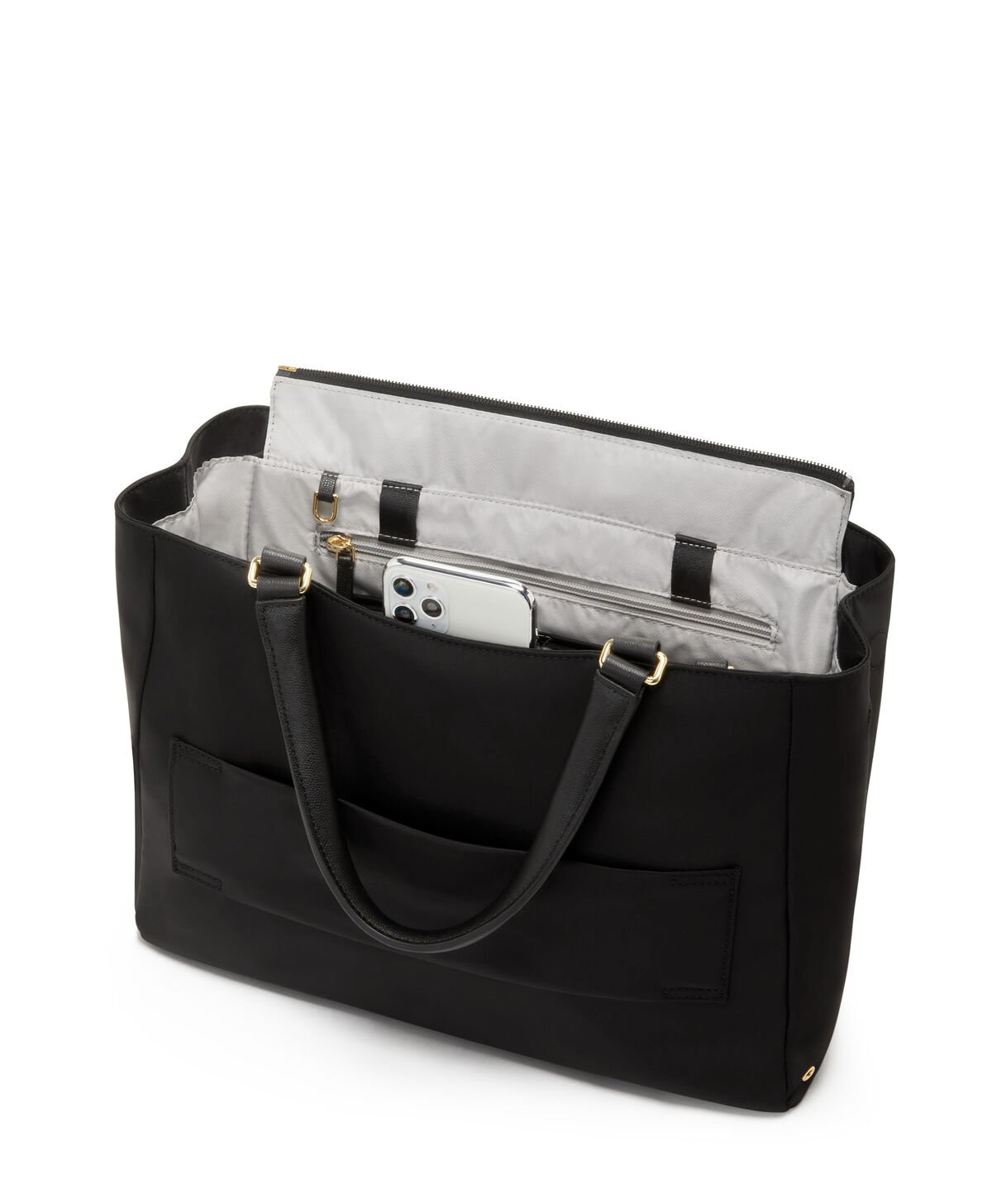 TUMI Voyageur VALETTA MEDIUM TOTE  Black/Gold TUMI Voyageur VALETTA MEDIUM TOTE  Black/Gold