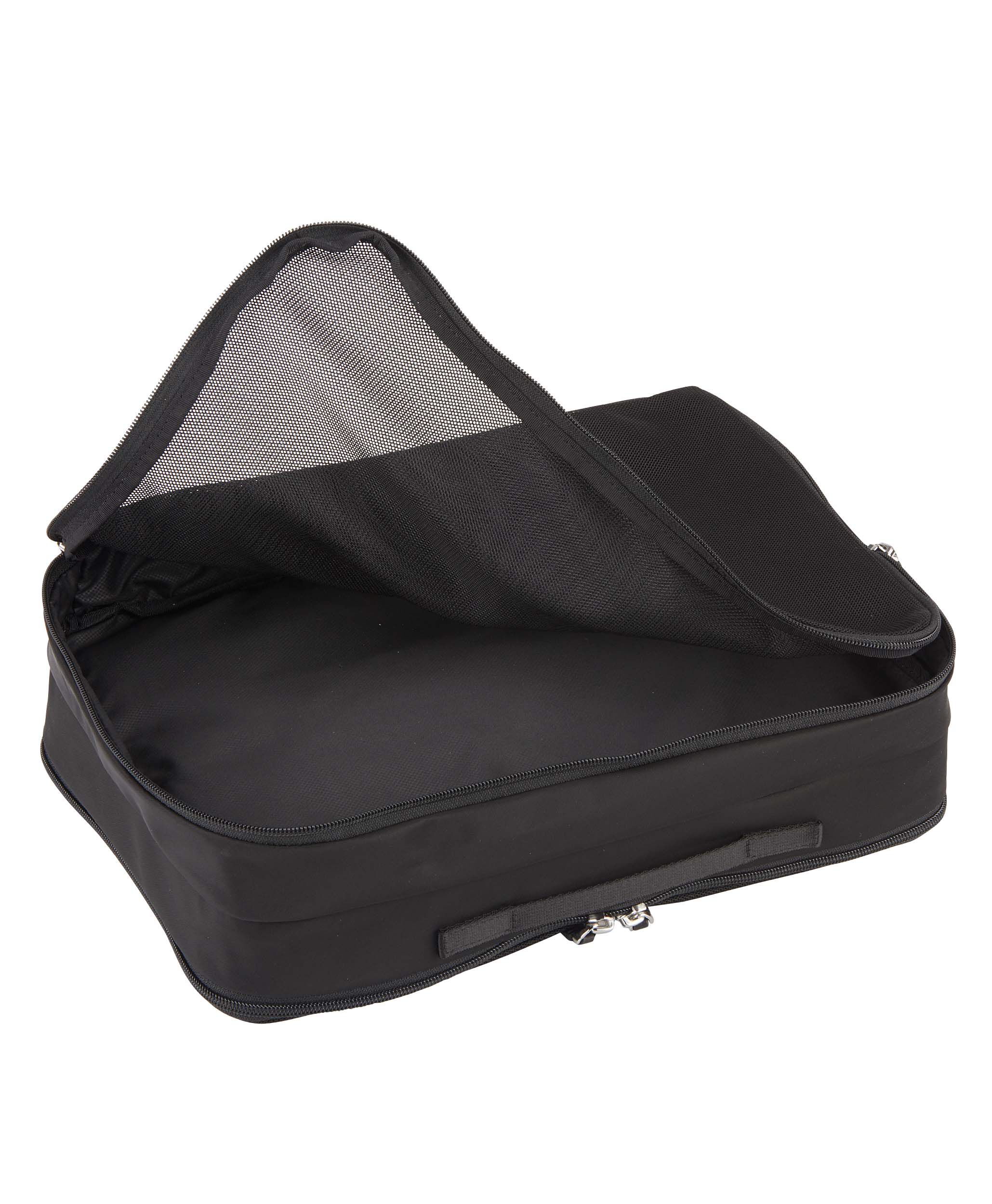 Double sided outlet packing cube