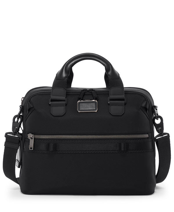 Tumi leather messenger bag 2025
