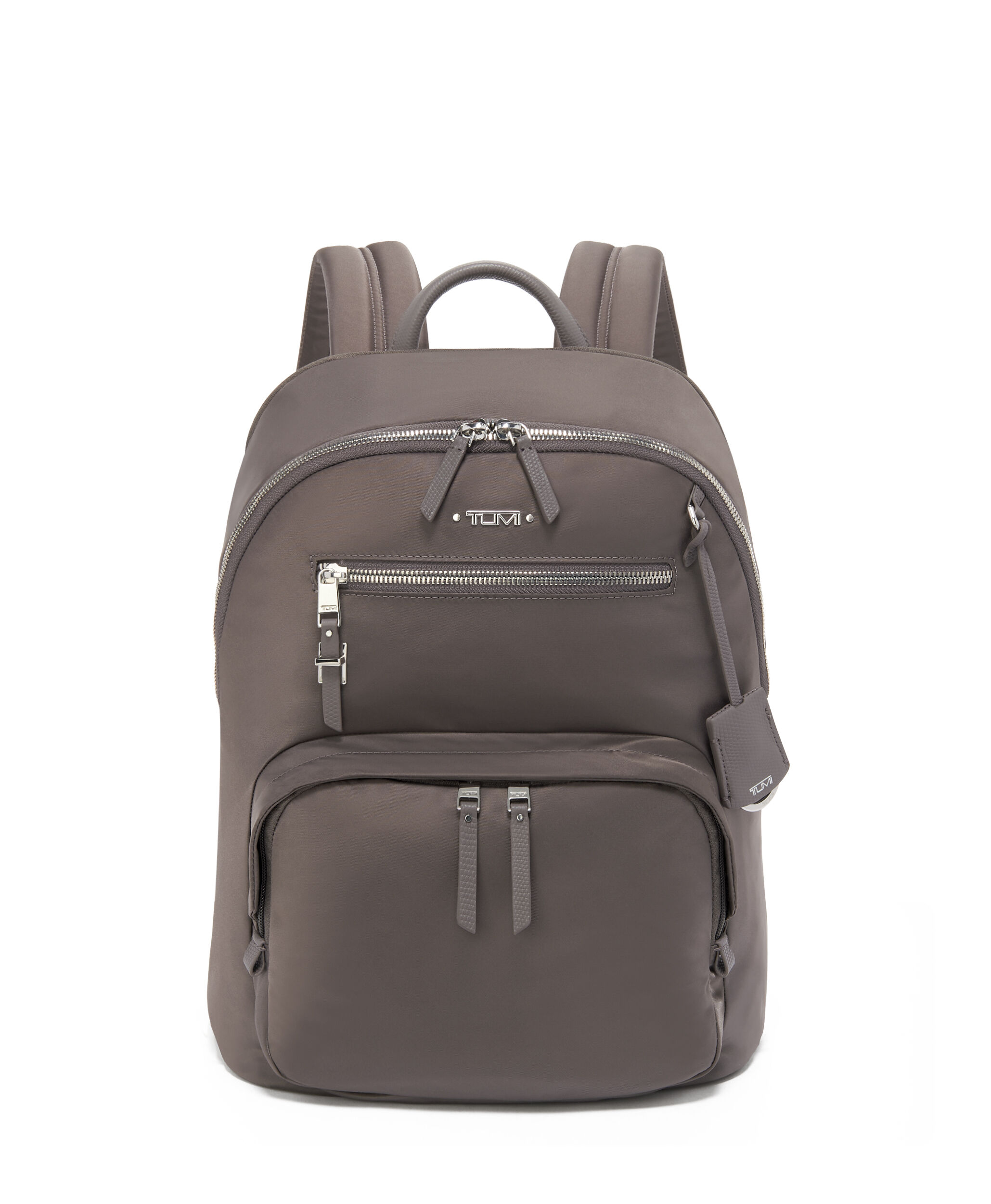 tumi silver backpack